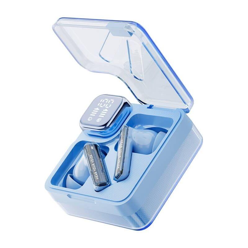 Transparente QCY MeloBuds Neo T31 TWS Azul - Auriculares Bluetooth