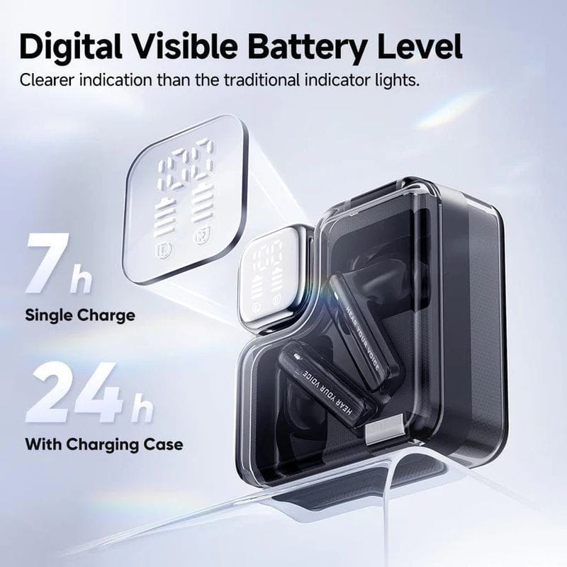 Tiempo de la batería de QCY MeloBuds Neo T31 TWS Azul - Auriculares Bluetooth