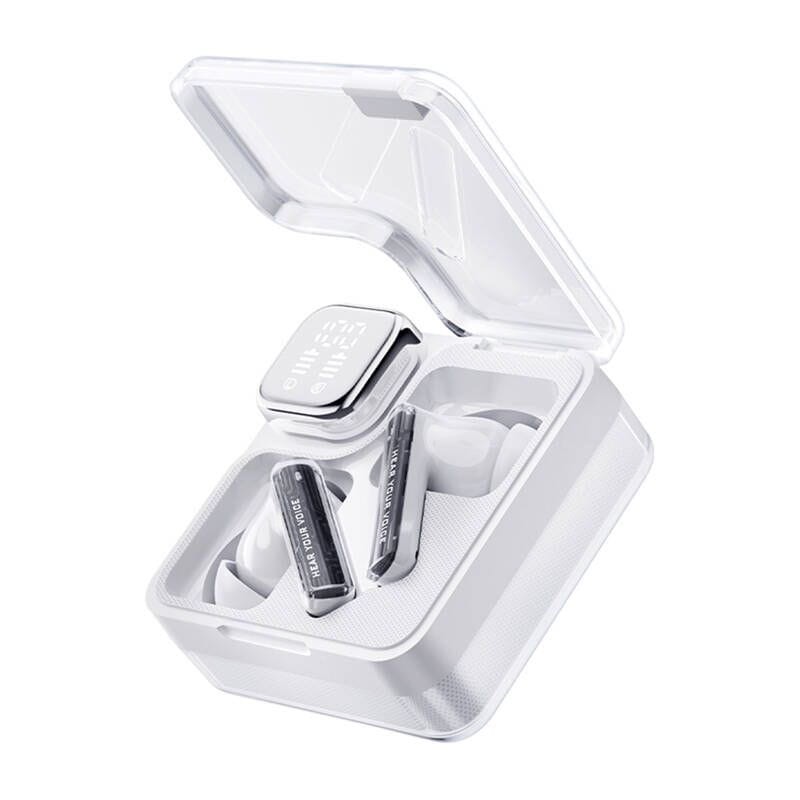 Transparente de QCY MeloBuds Neo T31 TWS Blanco - Auriculares Bluetooth