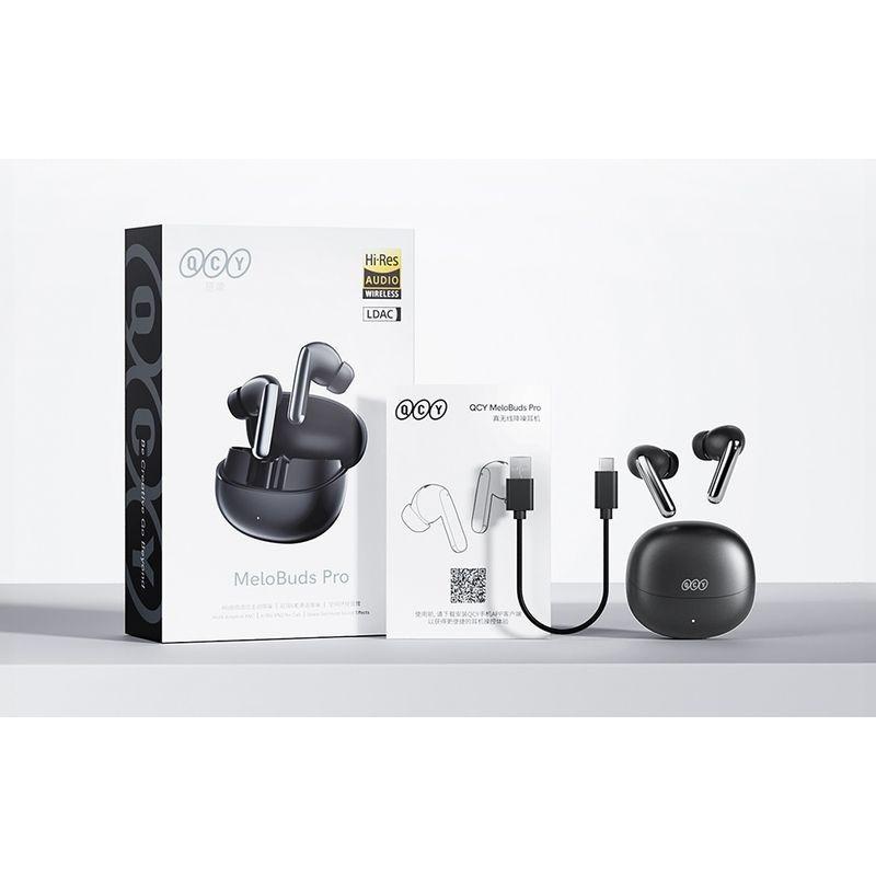 Contenido de la caja de QCY MeloBuds Pro HT08 ANC Negro - Auriculares Bluetooth