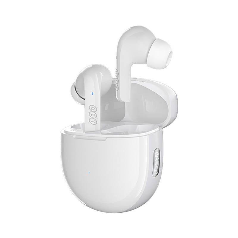QCY T18 MeloBuds TWS Branco - Auricular Bluetooth - Frente