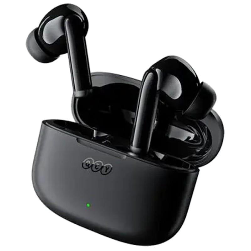 QCY T19 Negro - Auriculares Bluetooth - Frontal