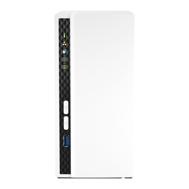 QNAP TS-233 Blanco - Servidor de almacenamiento NAS imagen frontal