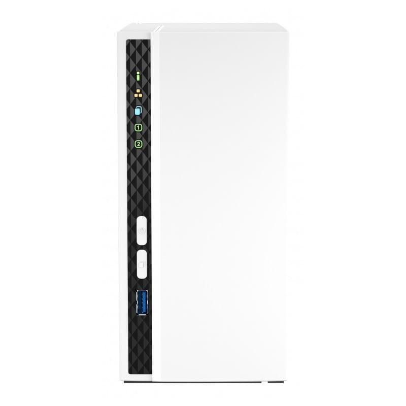 QNAP TS-233 Blanco - Servidor de almacenamiento NAS imagen frontal