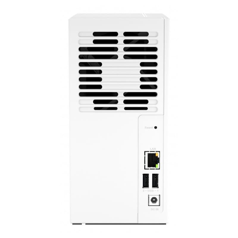 QNAP TS-233 Blanco - Servidor de almacenamiento NAS imagen trasera