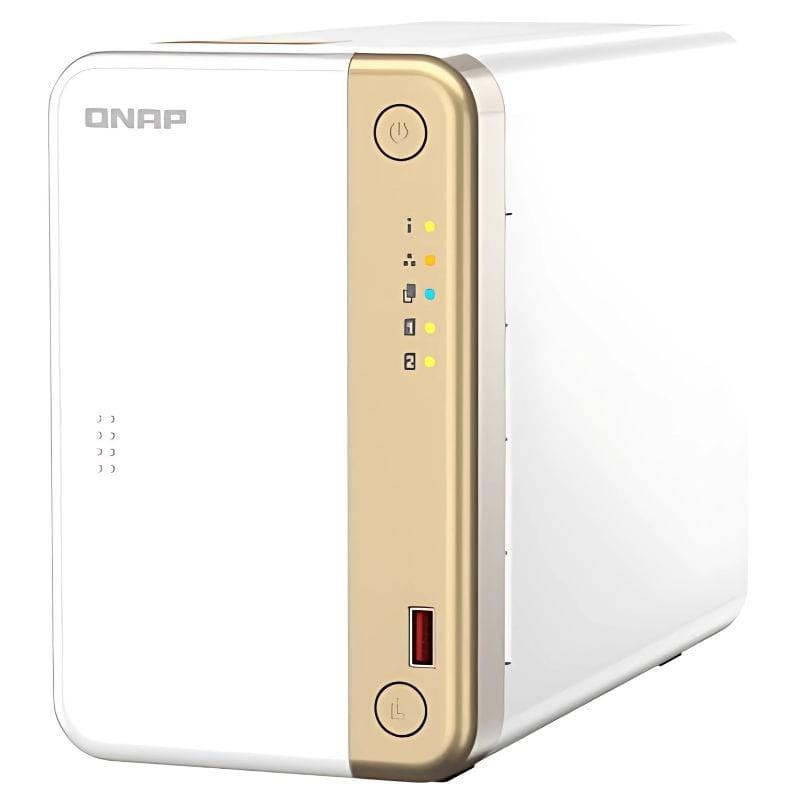 QNAP TS-262 Or, Blanc - Serveur de stockage
