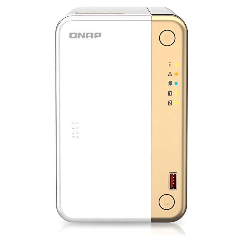 QNAP TS-262 Gold, White - Serveur de stockage à image frontale
