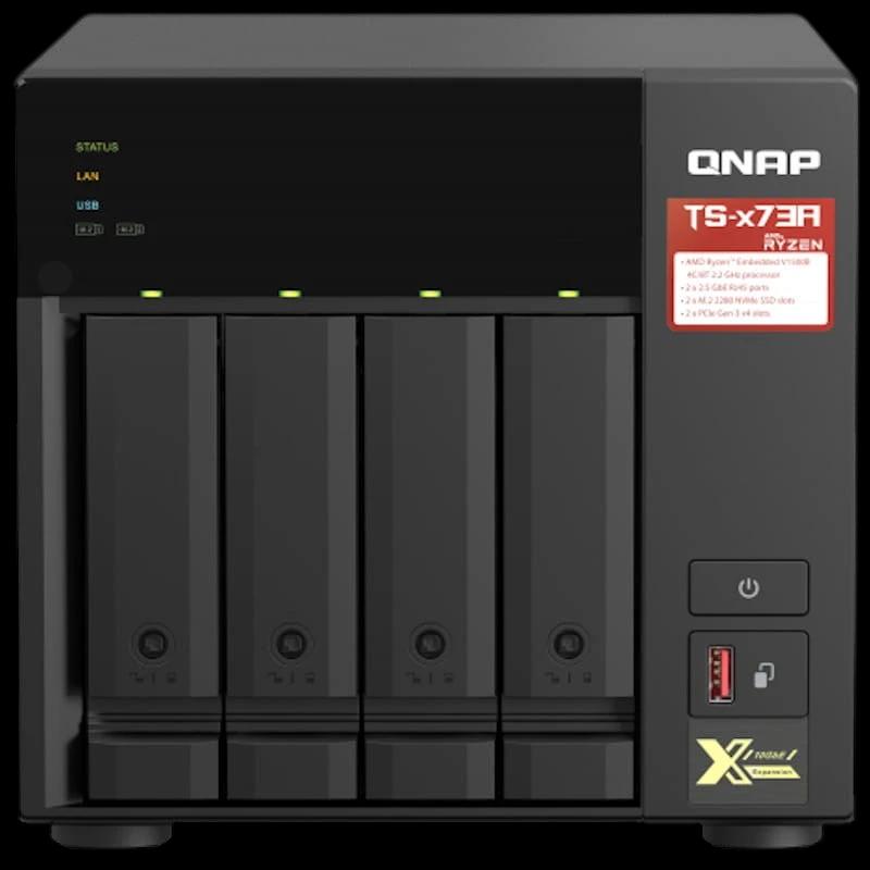 QNAP TS-473A Servidor NAS Negro