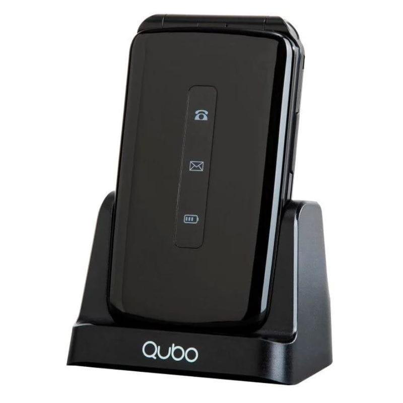 Qubo P210NW 32MB/32MB Negro - Teléfono Móvil - base de carga