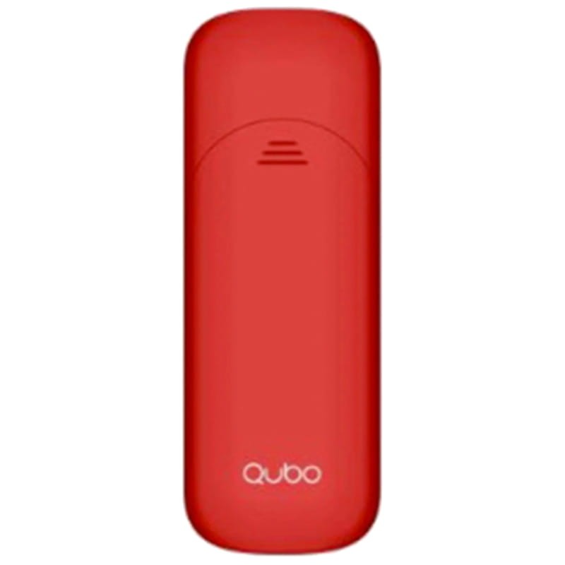 Qubo D-1803 32MB/32MB Rojo - Teléfono Móvil Trasera