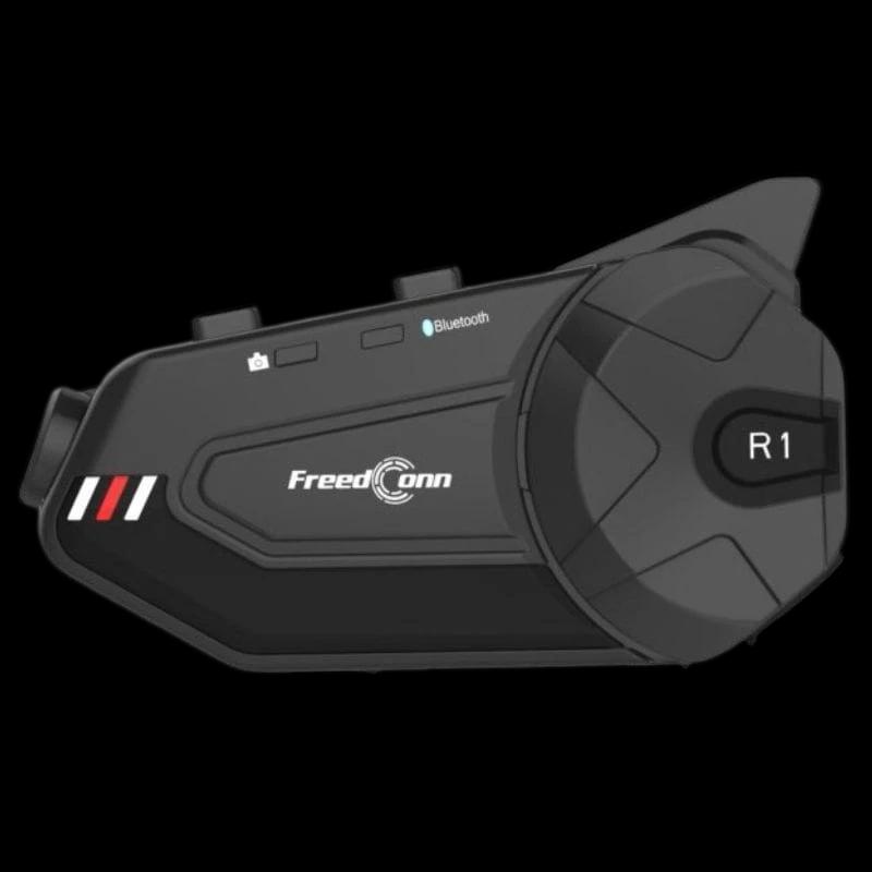 FreedConn R1 Plus Recorder Mesh 6 Drivers Conversação Simultânea - Intercomunicador para Moto