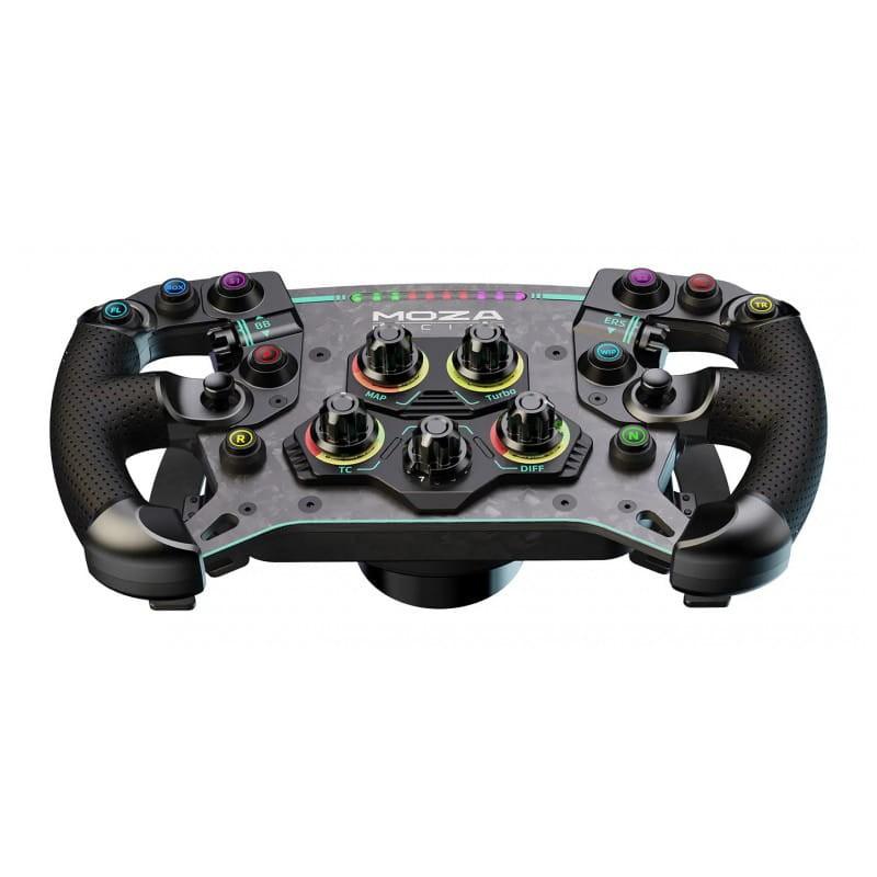 Moza Racing Racing GS V2P Negro -  Volante PC imagen cenital