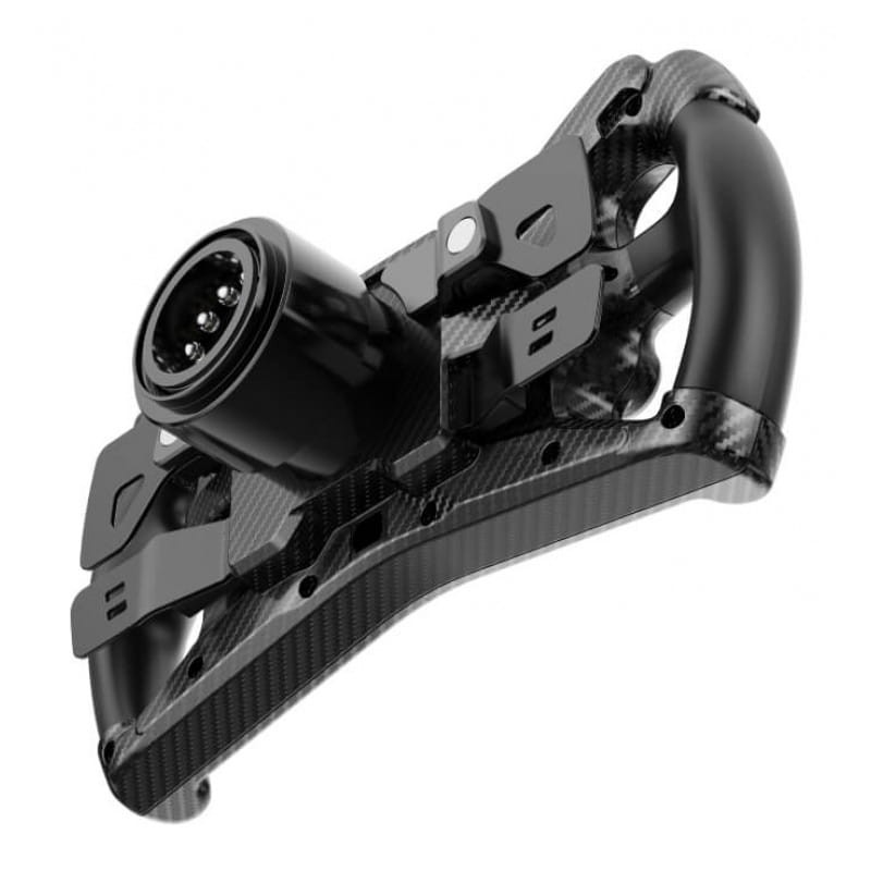 Moza Racing RS047 Negro - Volante PC imagen trasera visto desde abajo