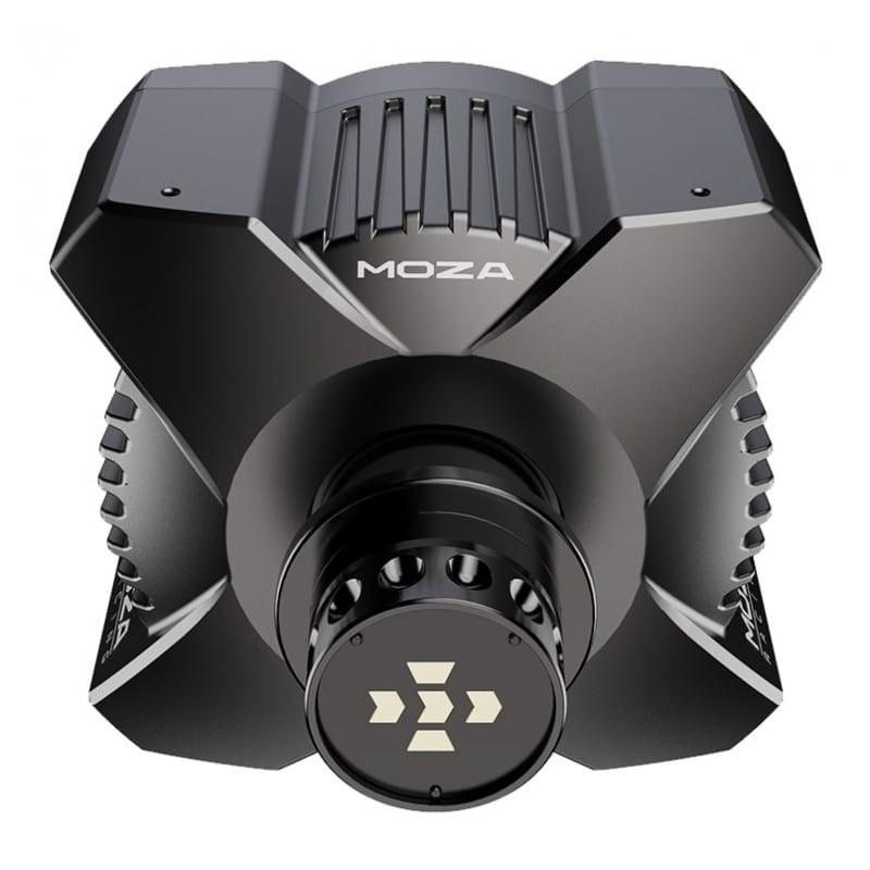 Moza Racing R3 Negro PC XBOX base de volante compacta en aluminio con diseño angular, ventilación superior y acople frontal para quick release