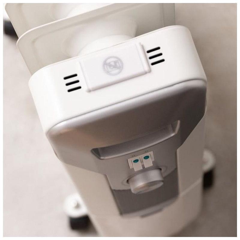 Vue en plongée du Chauffage Électrique à Huile Cecotec ReadyWarm 11000 Space 2500 W Blanc