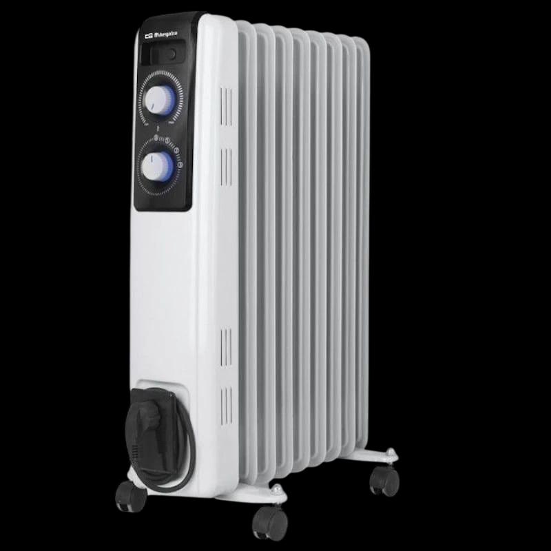 Radiador de aceite eléctrico Orbegozo RF 2000 2000W Blanco