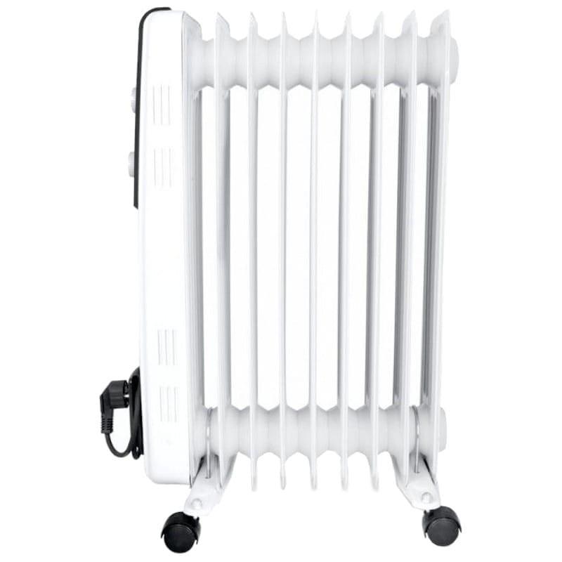 Radiador de aceite eléctrico Orbegozo RF 2000 Interior 2000W Blanco Perfil derecho