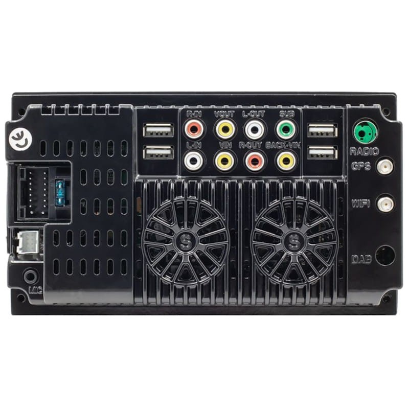 Autorradio 2 DIN S-072C 2GB/32GB 7 USB Carplay Android - Trasera