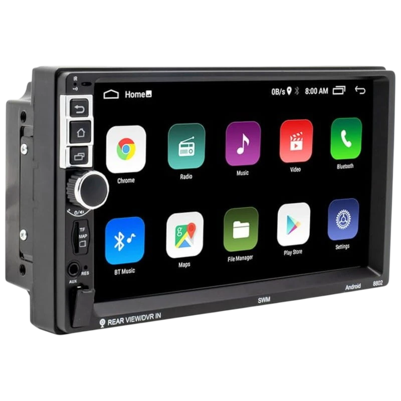 Autoradio 2 DIN SWM S-8802C 2GB/64GB GPS MirrorLink WiFi Negro
