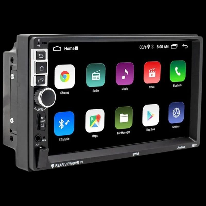 Autoradio 2 DIN SWM S-8802C 2GB/64GB GPS MirrorLink WiFi Negro