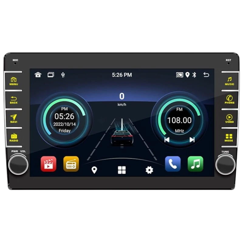 Autorrádio 2 DIN SWM S-9089 1 Go/16 Go GPS Android 10.1 9 pouces HD