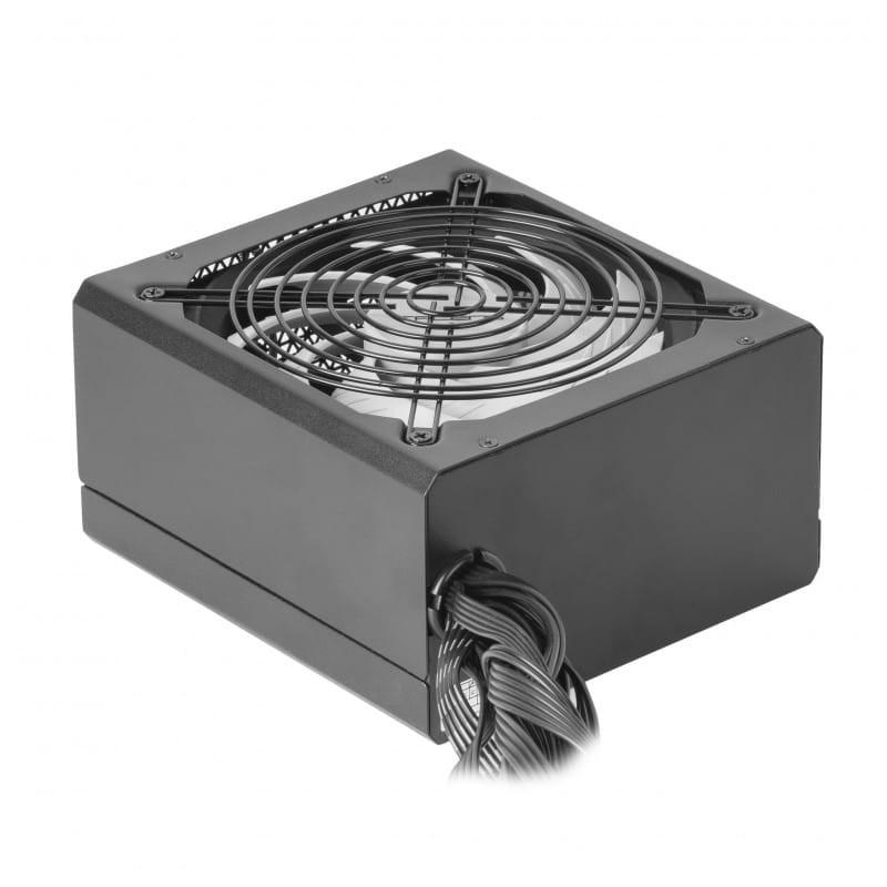 Tacens Radix Eco X650 650W Preto - Vista lateral da fonte de alimentação com cabo