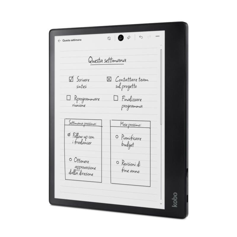 Perspectiva del Rakuten Kobo Elipsa 2E 32GB Wifi Negro