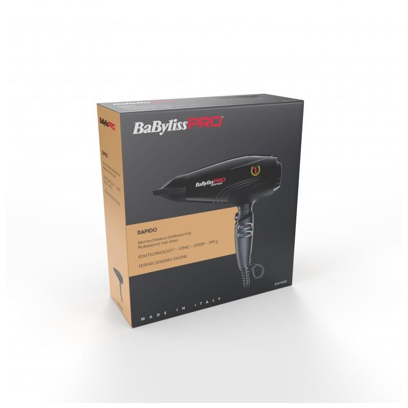 BaByliss RAPIDO DRYER  2200 W Negro - Secador imagen de la caja
