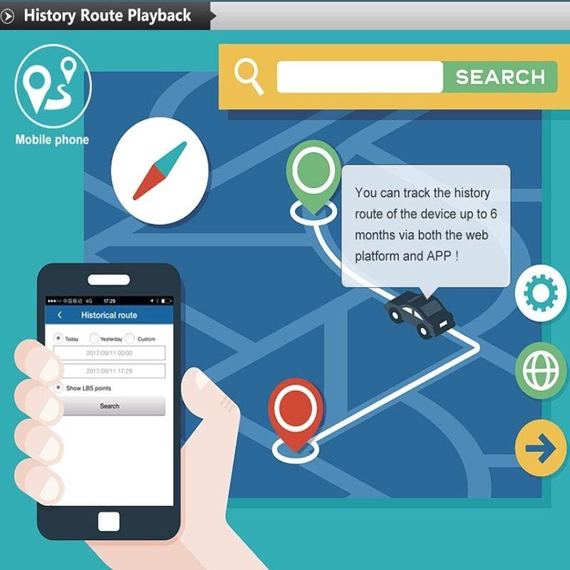 Adaptable Localisateur GPS TKSTAR TK818 - Localisateur GPS