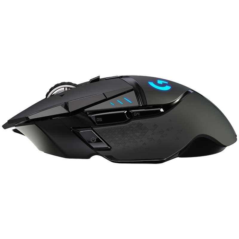 Souris Gaming Logitech G502 Lightspeed Wireless - De côté