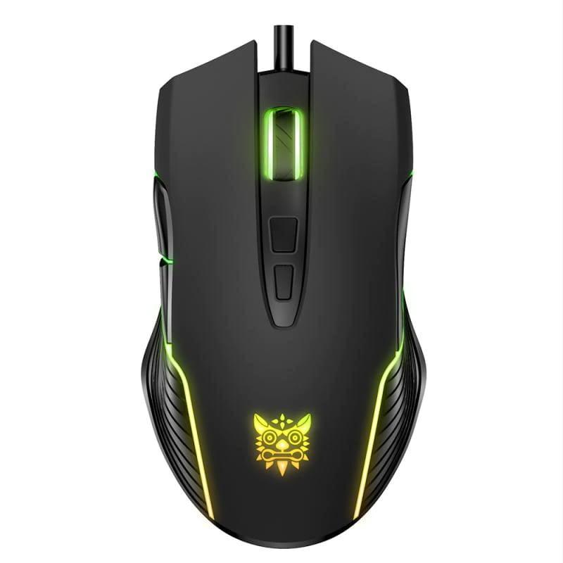 Ratón Gaming Onikuma CW905 Negro 6400 DPI - Luz LED