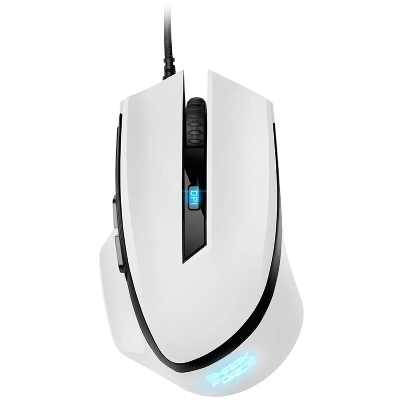 Ratón Gaming Sharkoon SHARK Force II 4200 DPI Blanco