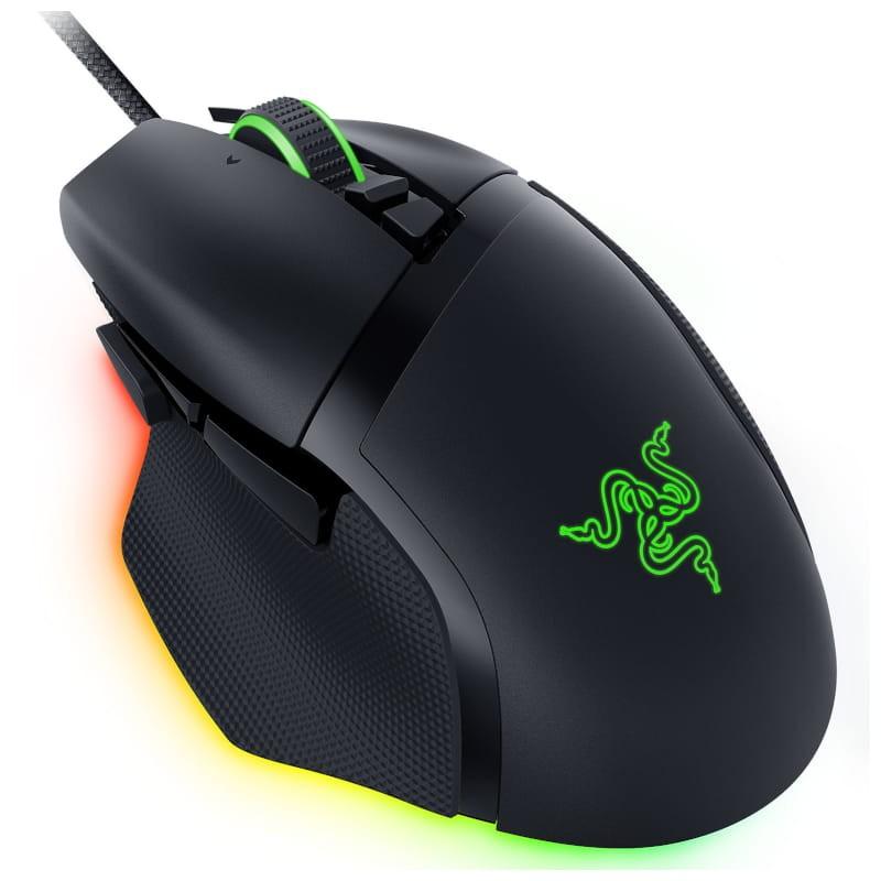 Razer Basilisk V3 USB RGB Negro - Ratón Gaming - 26000 DPI Vista frontal
