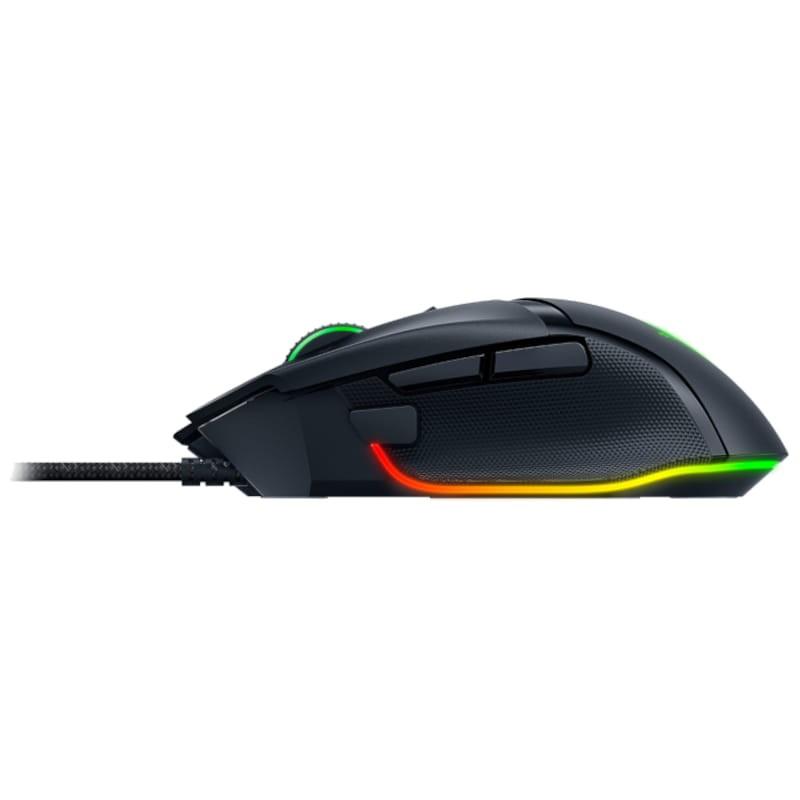 Razer Basilisk V3 USB RGB Negro - Ratón Gaming - 26000 DPI vista lateral