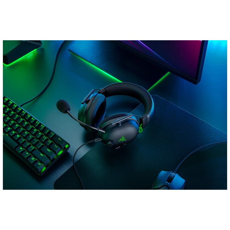 Razer Blackshark V2 Negro - Auriculares Gaming, Cancelación del ruido pasiva