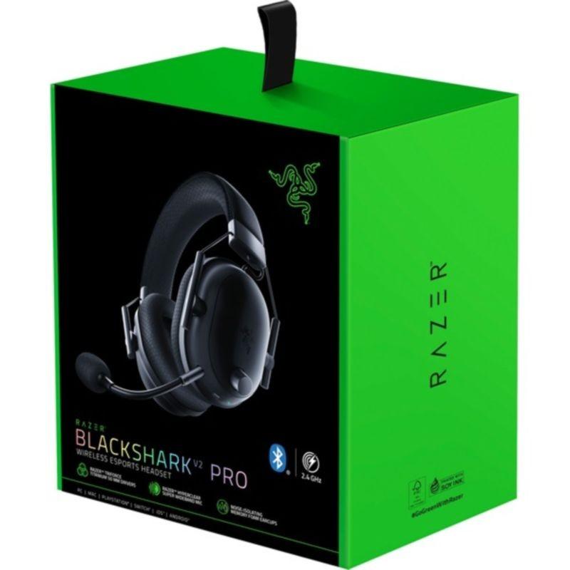 Caja de los Auriculares Razer Blackshark V2 Pro Bluetooth Sonido 7.1 Negro