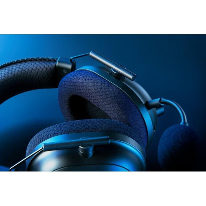 Detalle de las almohadillas de los Auriculares Razer Blackshark V2 Pro Bluetooth Sonido 7.1 Negro