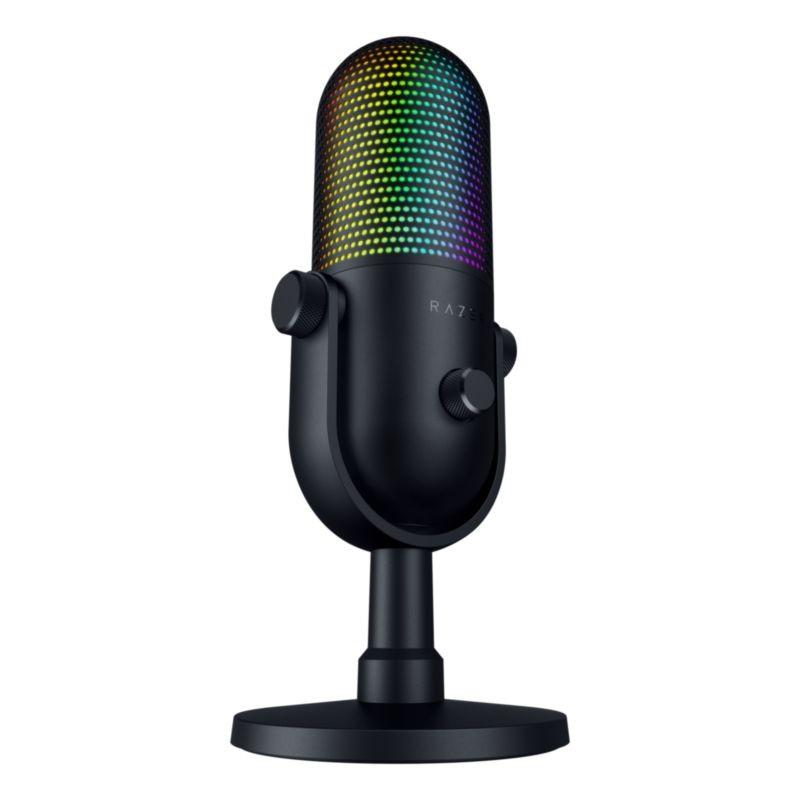 Micrófono Razer Seiren V3 Chroma Negro con condensador supercardioide