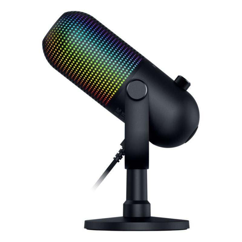 Lateral del Micrófono Razer Seiren V3 Chroma Negro