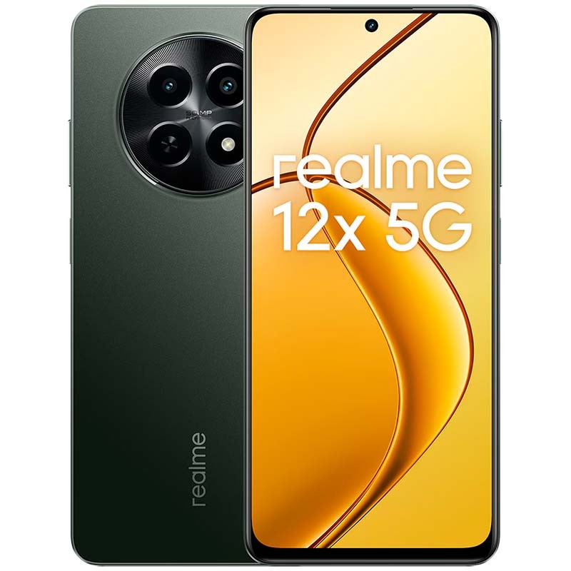 Realme 12X 5G 8Go/256Go Noir - Téléphone portable