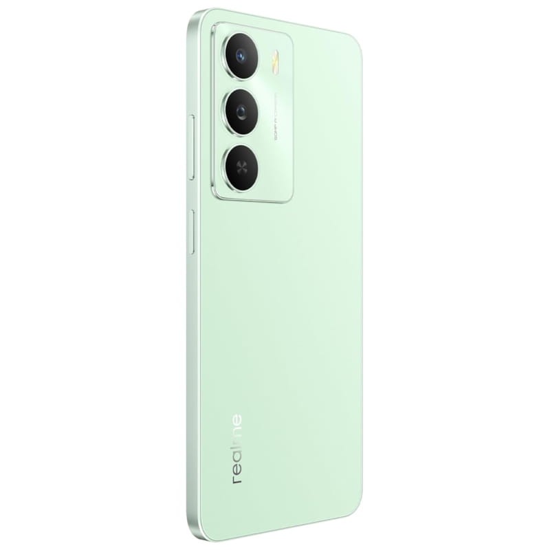 Realme 14X - 8GB/256GB - Verde - Teléfono móvil Vista de la parte trasera lado izquierda