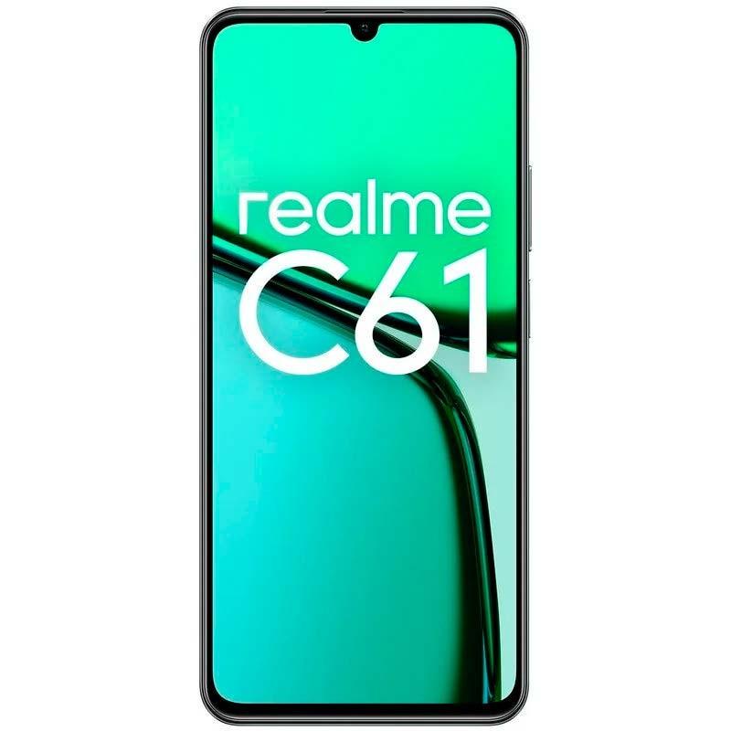 vista frontal do Telefone móvel Realme C61 4G 6GB/128GB Verde