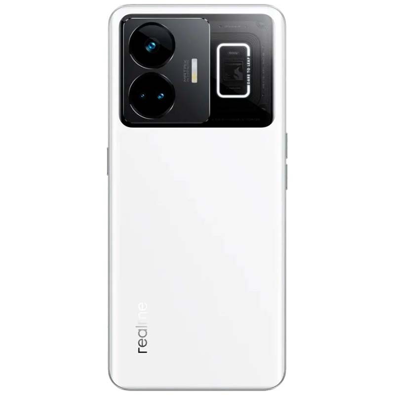 vista trasera del Teléfono móvil Realme GT3 5G 16GB/1TB Blanco