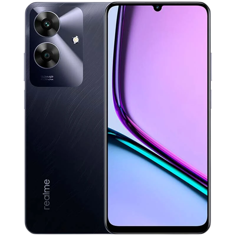 Realme Note 60 4G 6GB/128GB Negro - Teléfono móvil