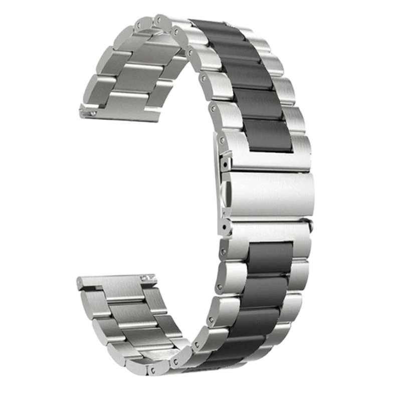 Correa de recambio universal de 20mm para smartwatch Metal Eslabones Dual