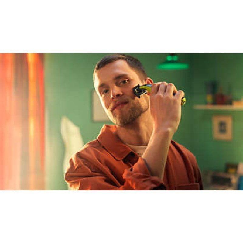 Adaptável Substituição da lâmina Philips QP420/50 360 para OneBlade Series Preto