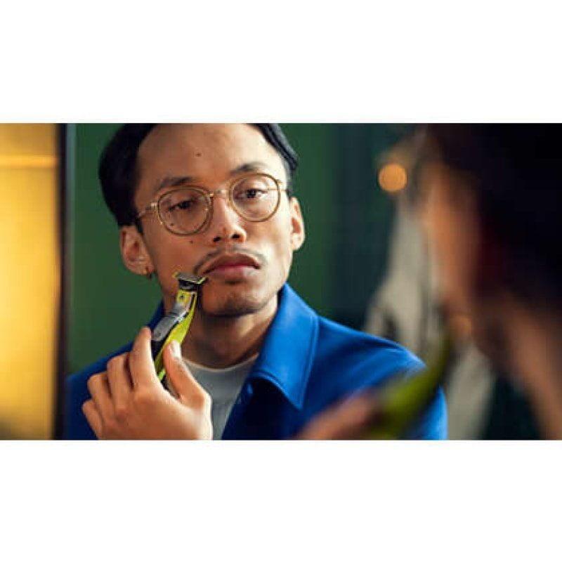 Cuidadoso de Substituição da lâmina Philips QP420/50 360 para OneBlade Series Preto