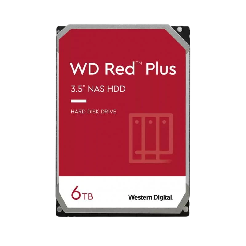 Western Digital Red Plus WD60EFPX 3.5 pulgadas 6 TB SATA - Disco duro HDD