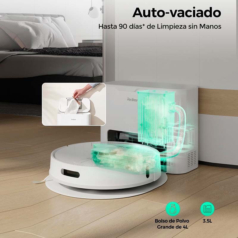 RedKey R10 Blanco - base con autovaciado