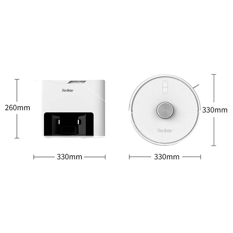 RedKey R10 Blanco - dimensiones